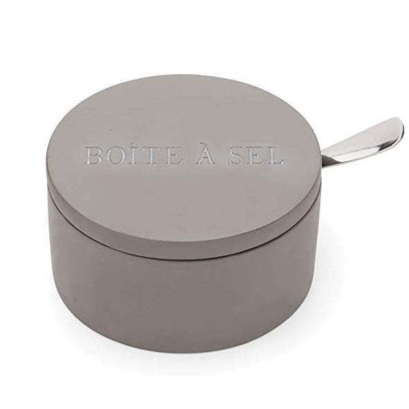 Salt Cellar with Spoon Round Accessories